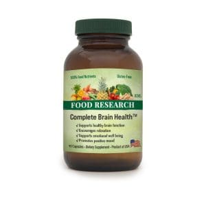 Image of Complete Brain Health product bottle from Doctors Food Research Company
