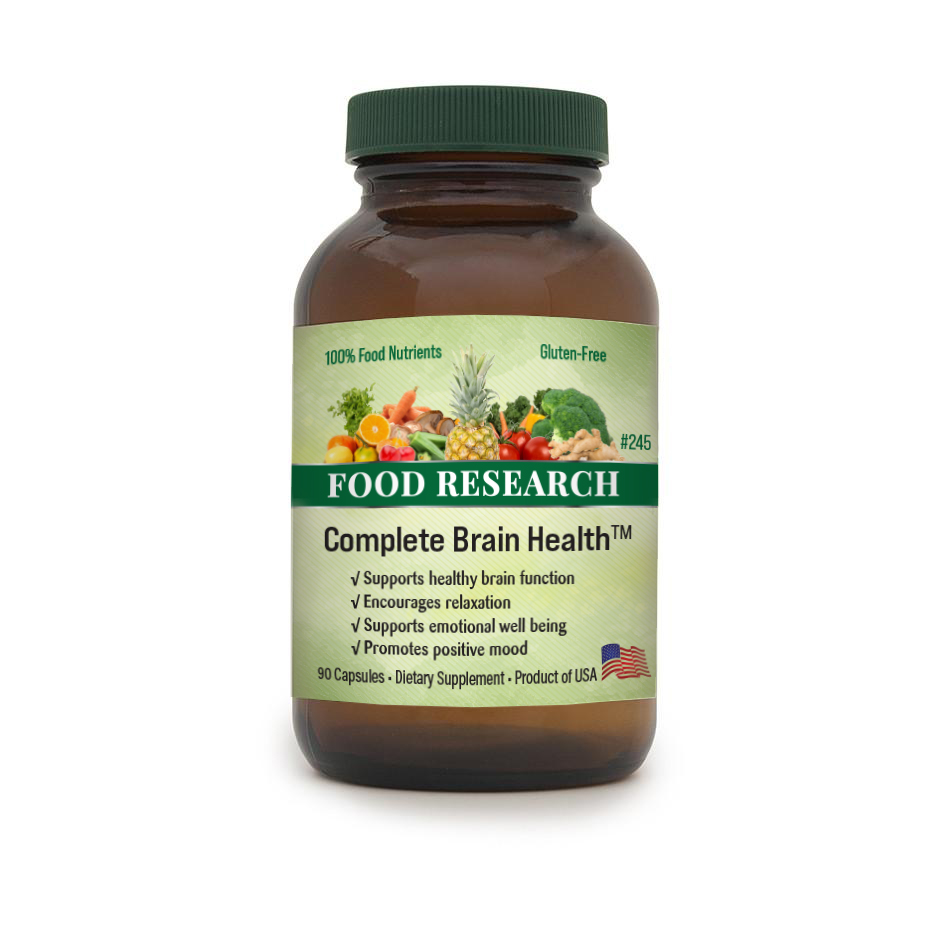 Image of Complete Brain Health product bottle from Doctors Food Research Company