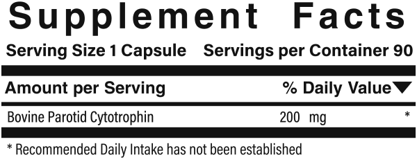 Simply-Parotid-Supplement-Facts