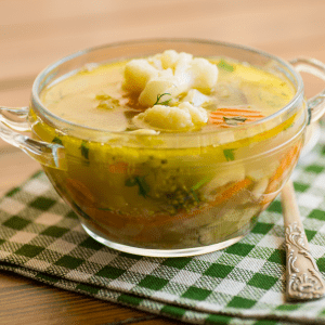 healing garlic and chicken soup - food to boost your immune system